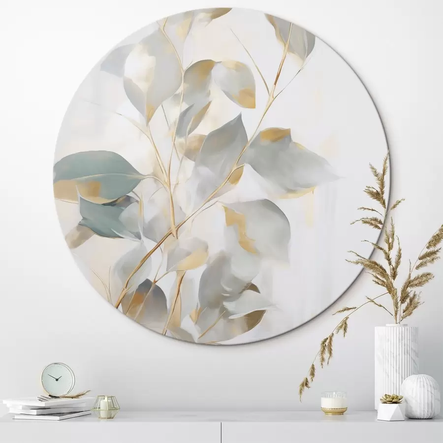 murales de pared Hojas abstractas r46349