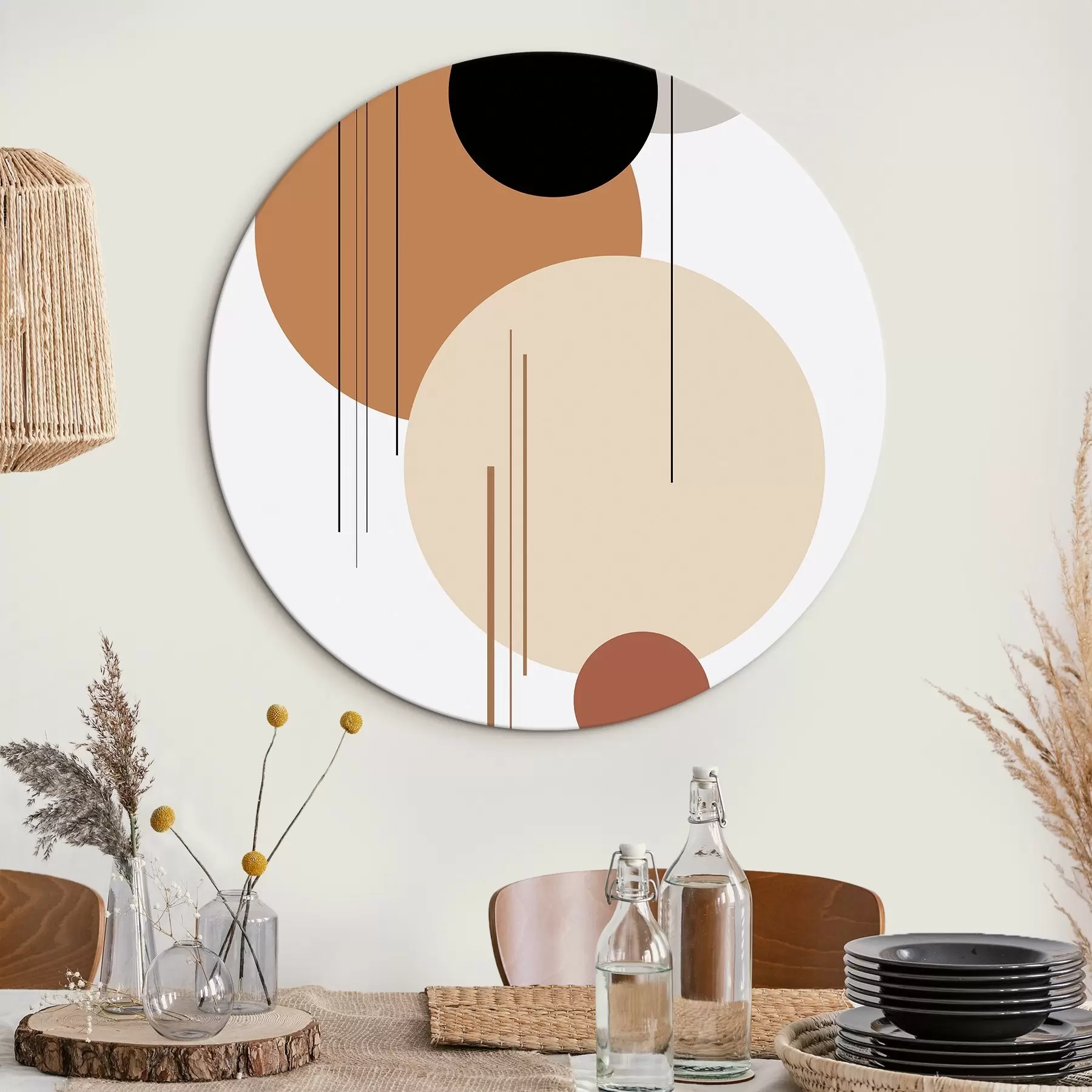 murales de pared Composición geométrica abstracta r46351