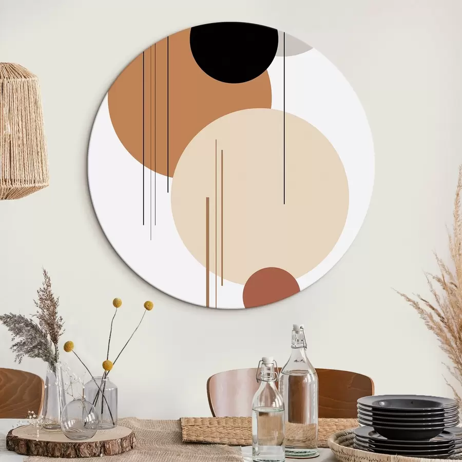 murales de pared Composición geométrica abstracta r46351