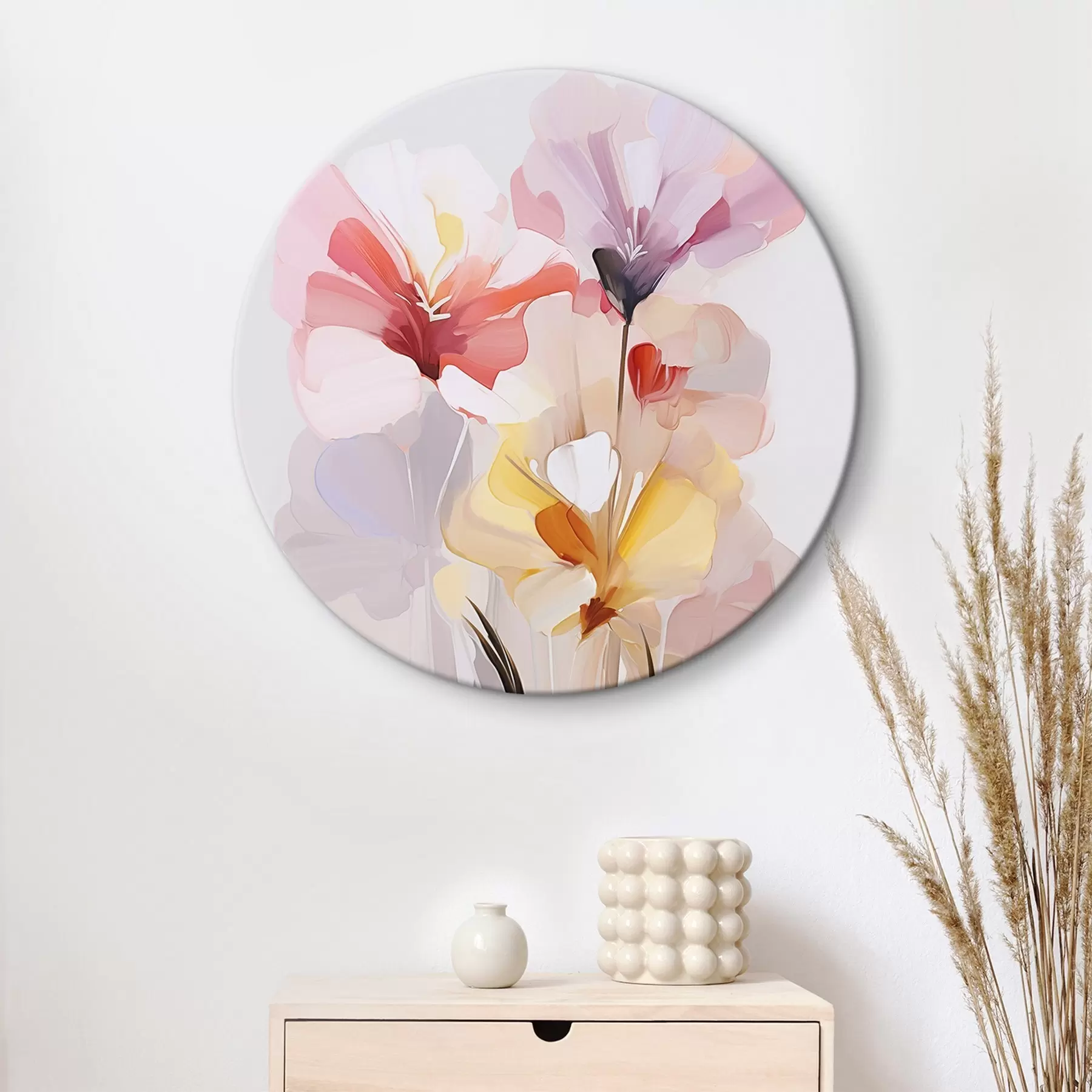 murales de pared Ramo de flores abstracto r46354