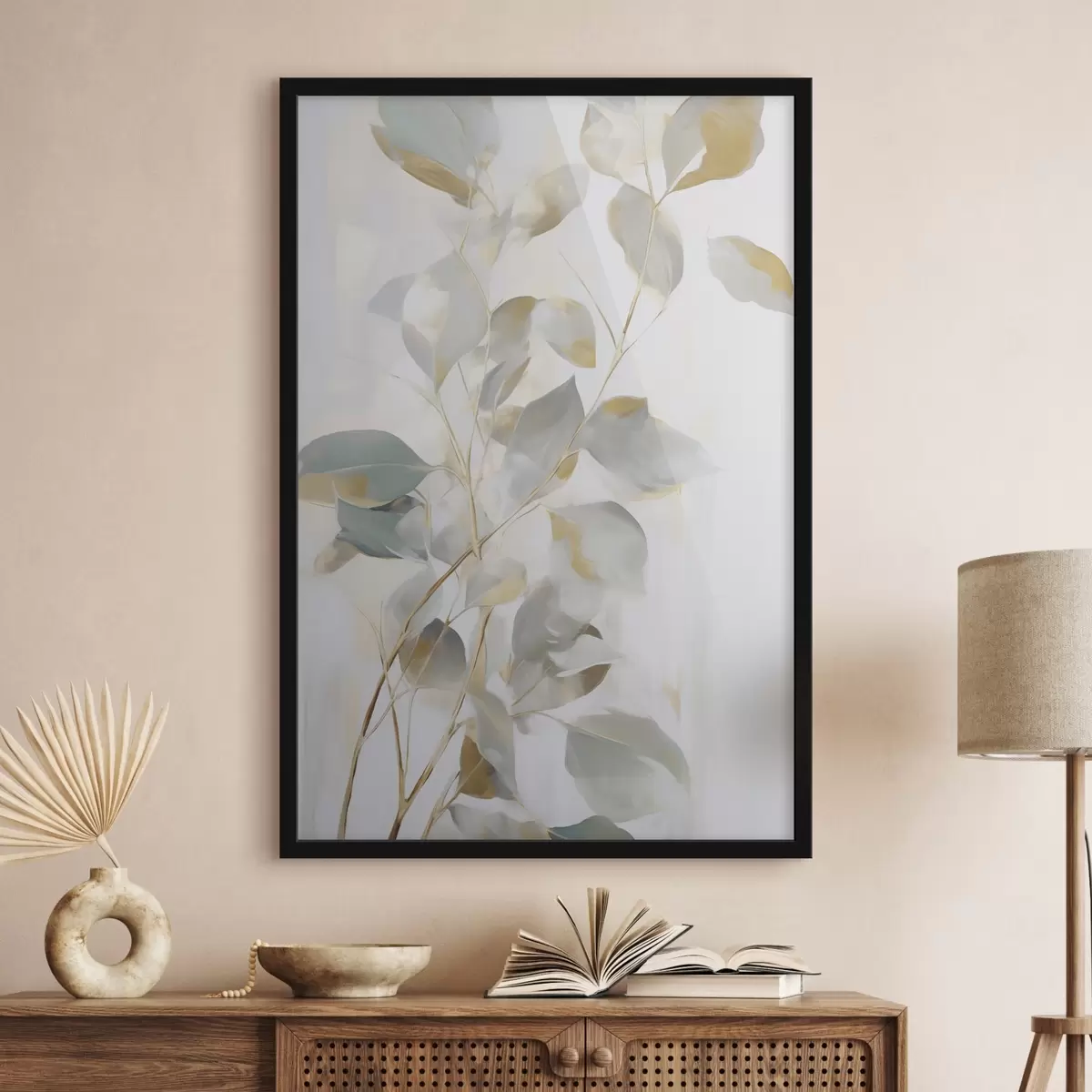 Poster Hojas abstractas f46349