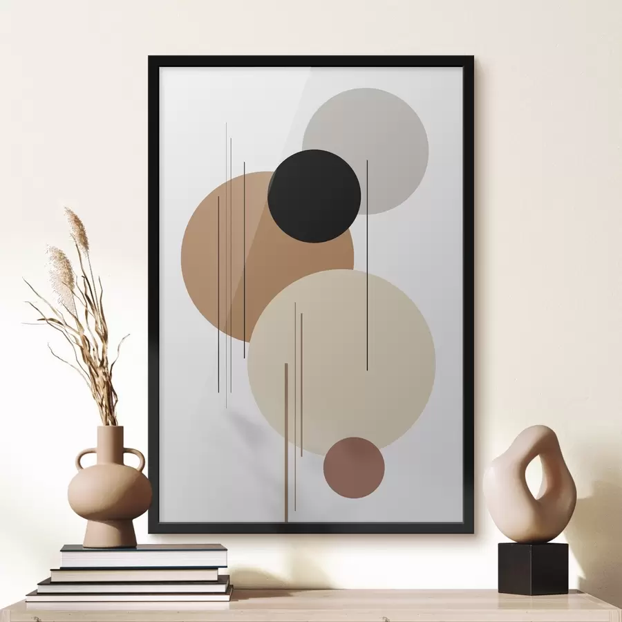 murales de pared Composición geométrica abstracta f46351