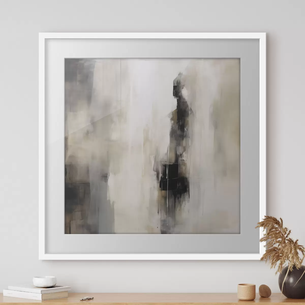 Poster Una figura humana abstracta f46361