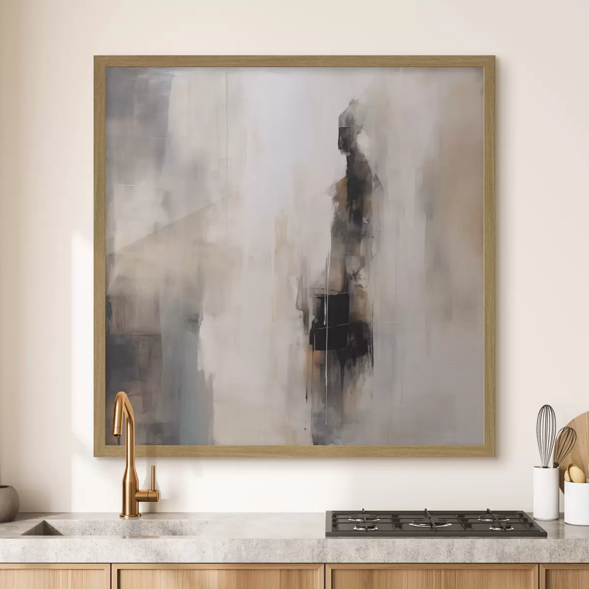 Poster Una figura humana abstracta f46361