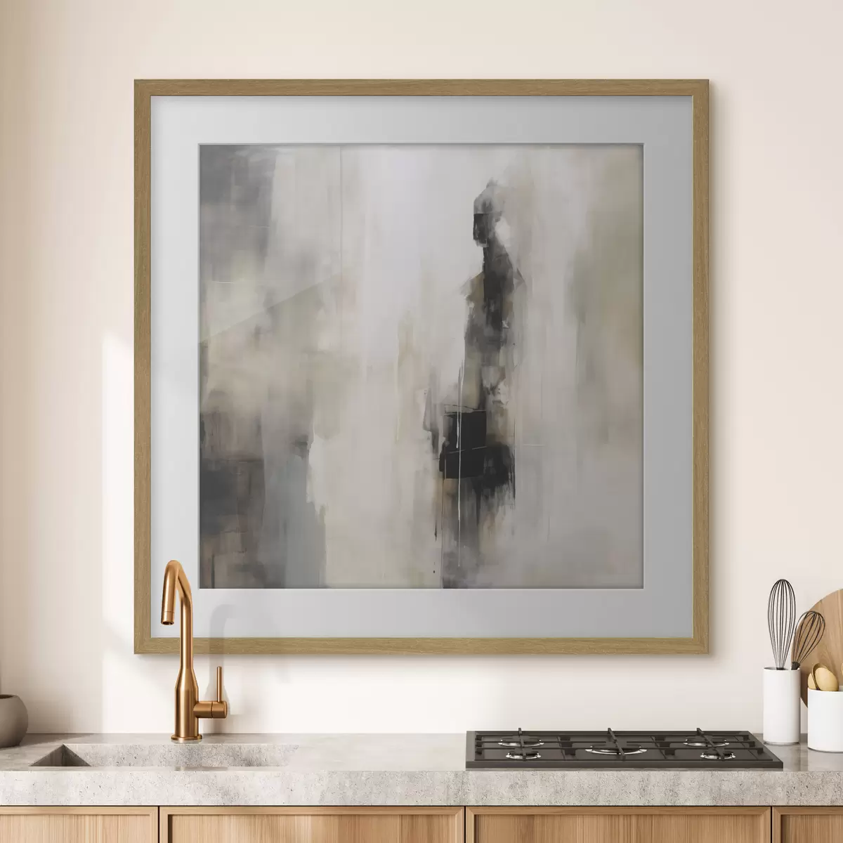 Poster Una figura humana abstracta f46361