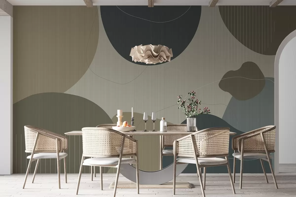 murales de pared Círculos abstractos w04759v2