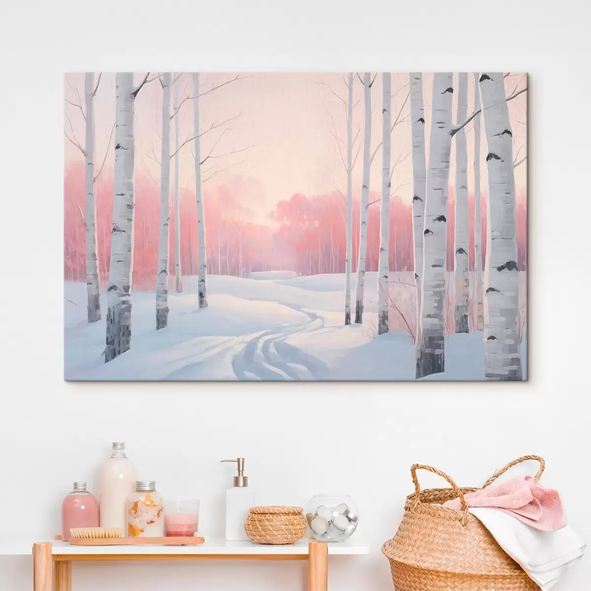 murales de pared Bosque de abedules s46405