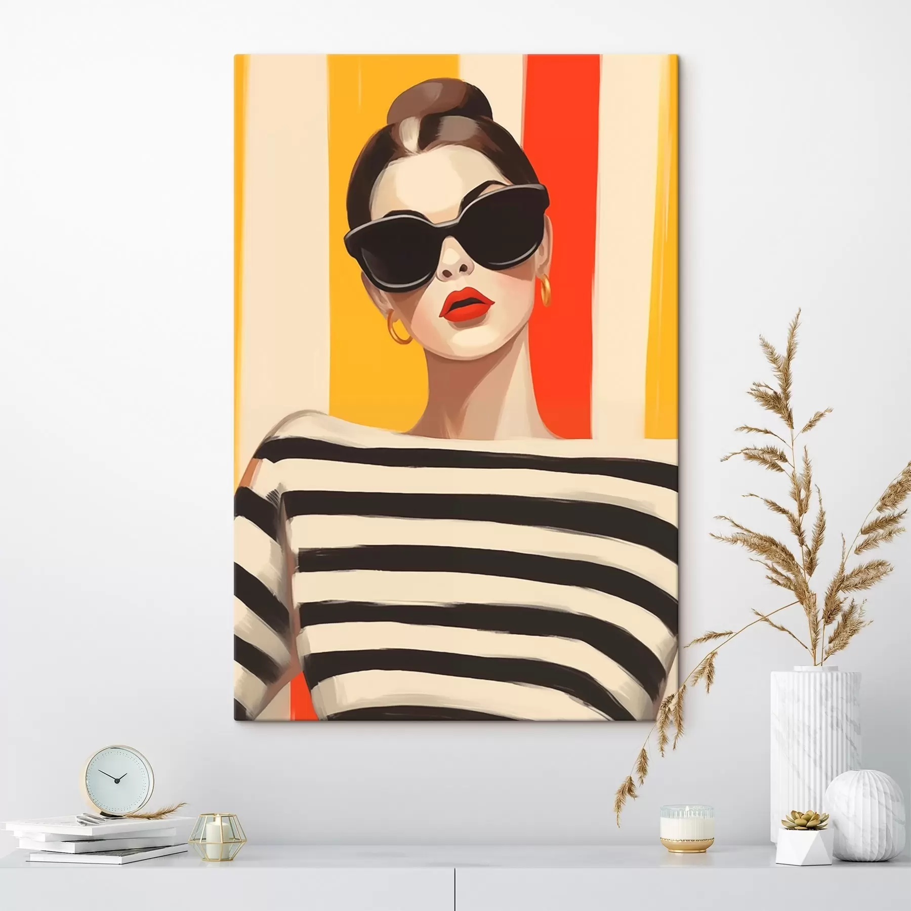 murales de pared Chica a la moda s46418