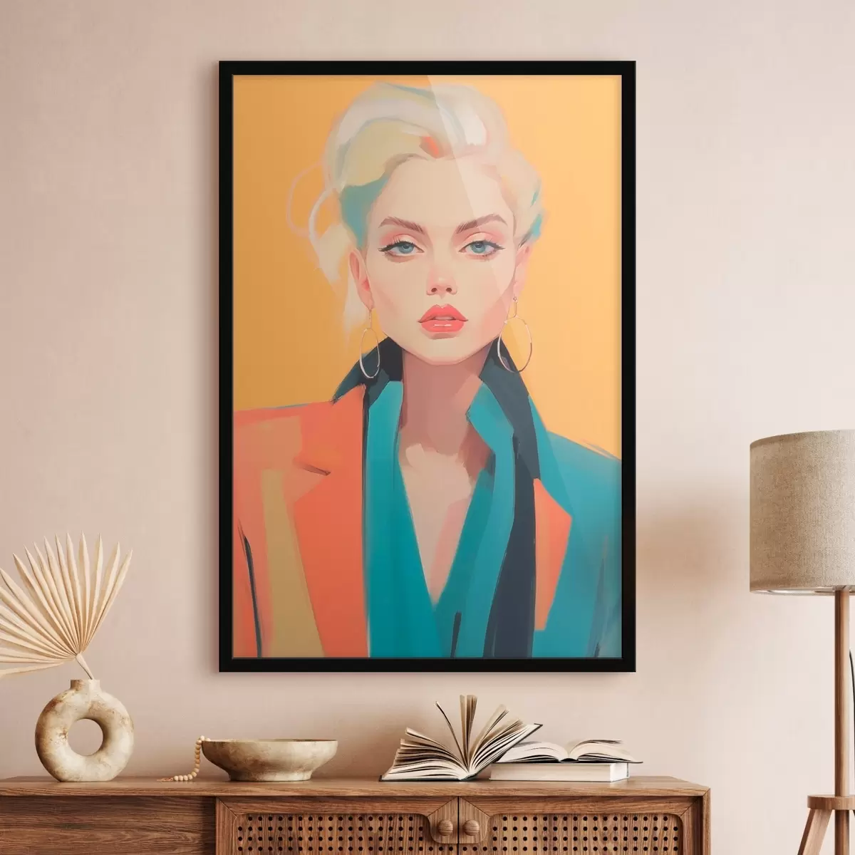 Poster Chica con chaqueta f46422