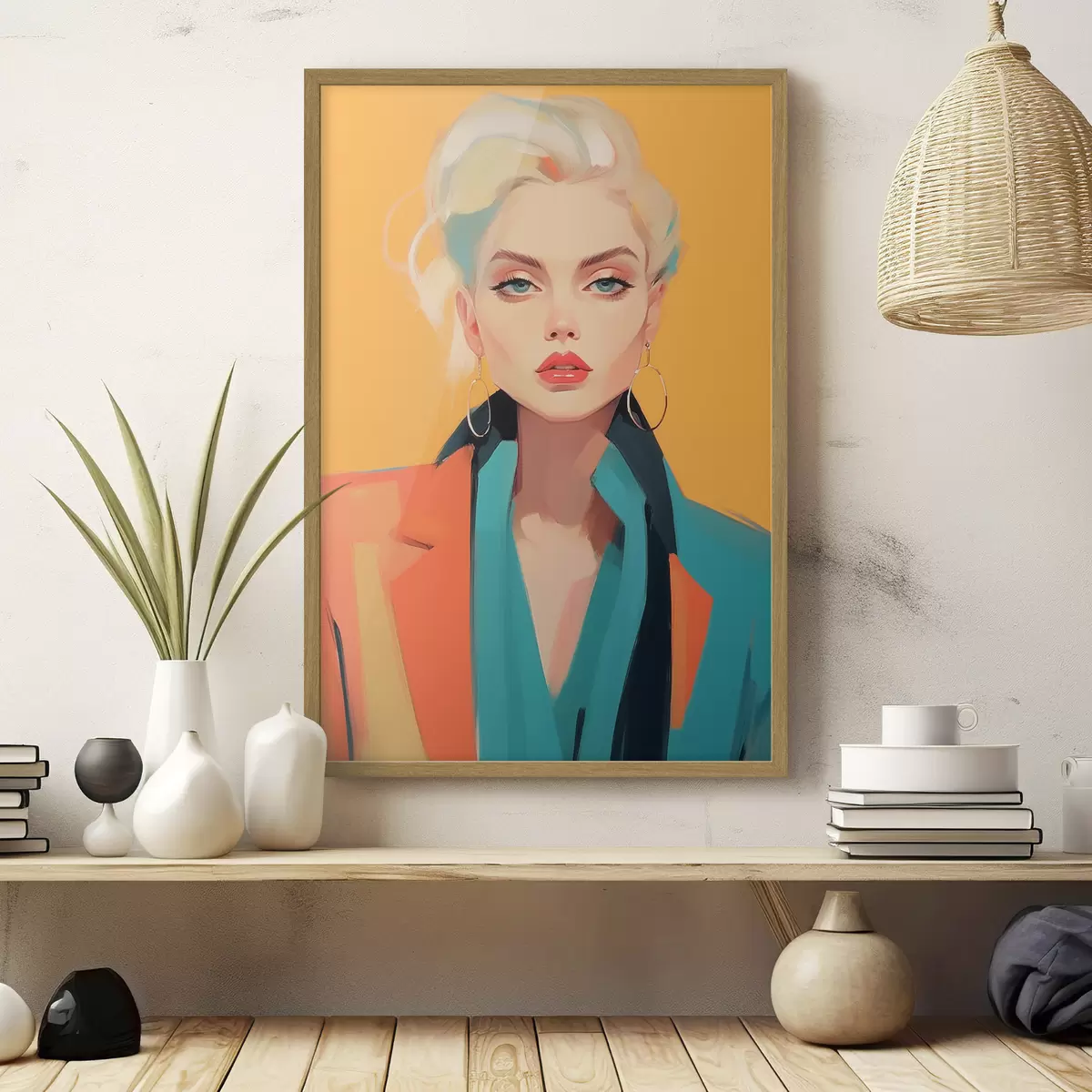 Poster Chica con chaqueta f46422