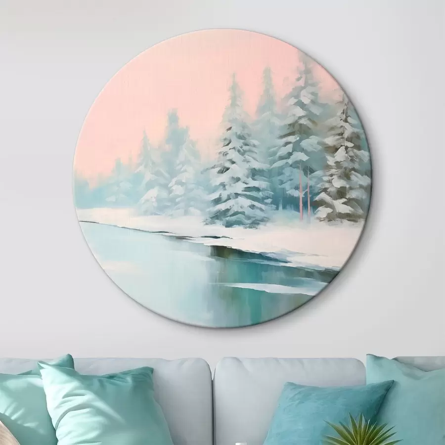 murales de pared Paisaje invernal r46408