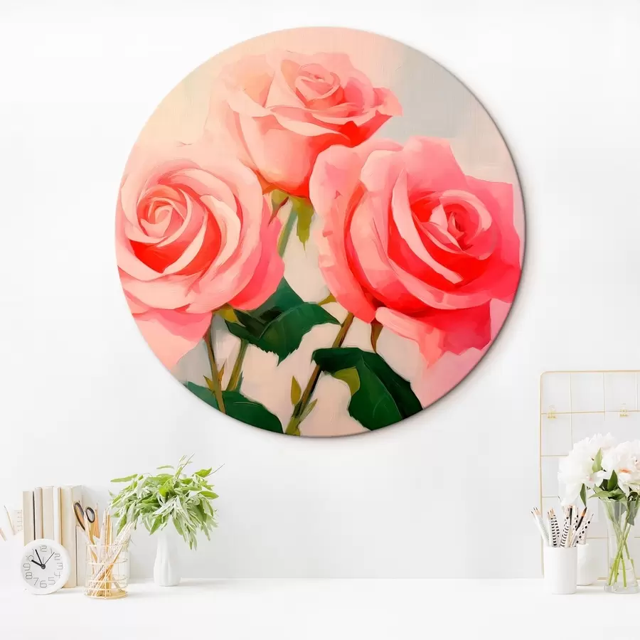murales de pared Rosas r46416