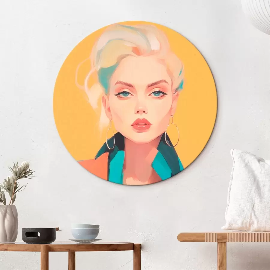 murales de pared Chica con chaqueta r46422