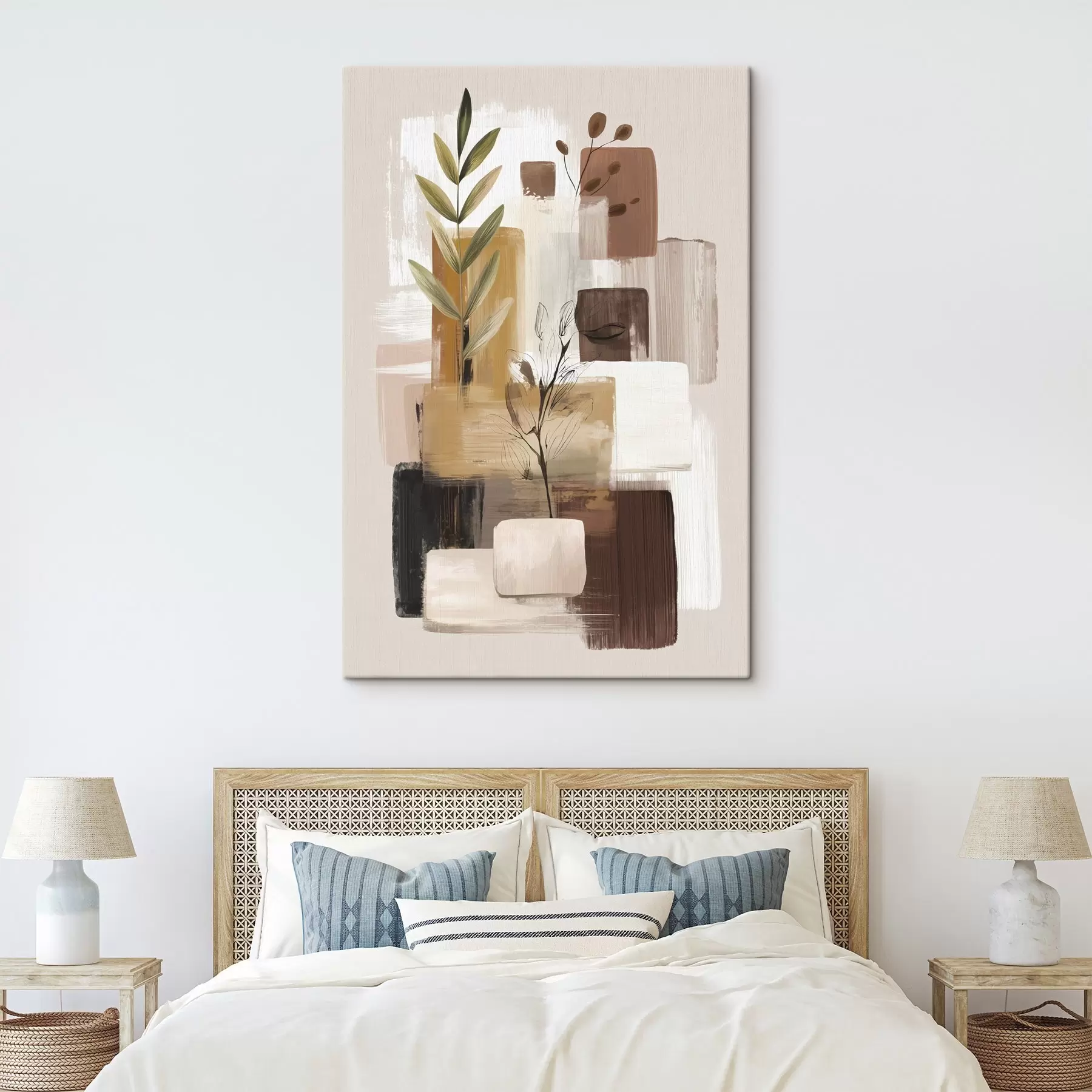 murales de pared Abstracción de hojas s46394