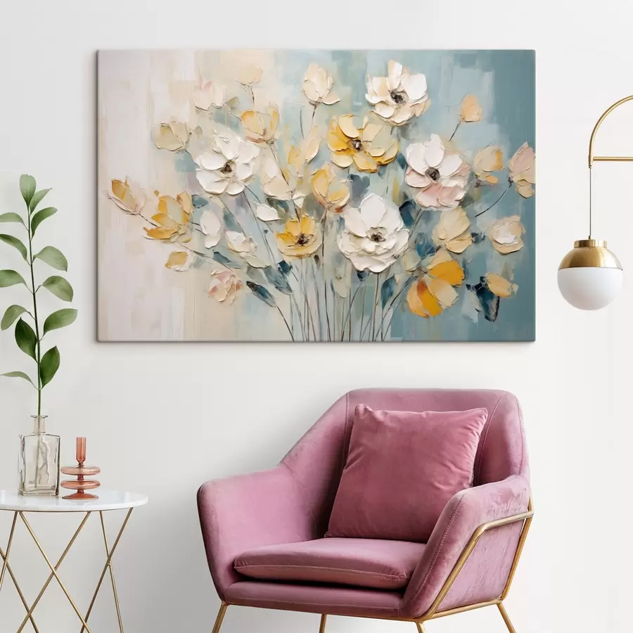 murales de pared Flores de diferentes colores s46397