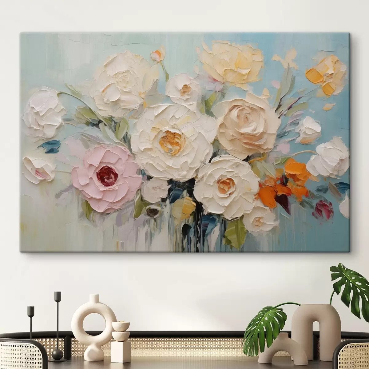 murales de pared Flores de diferentes colores s46398