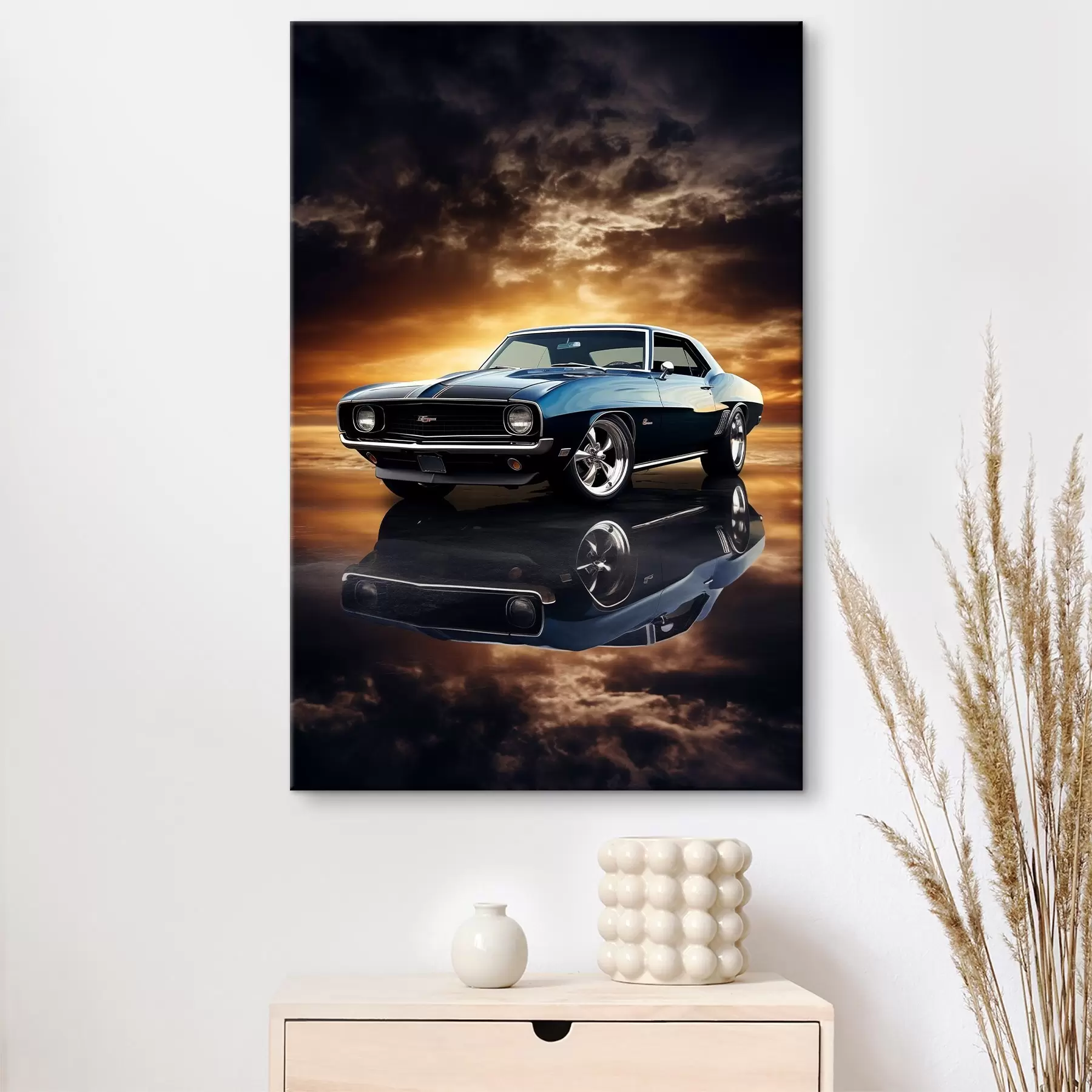 murales de pared Coche clásico s46400