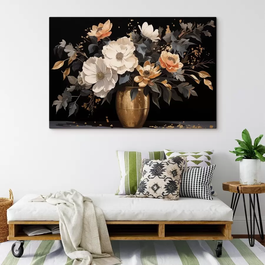 murales de pared Ramo en jarrón s46402