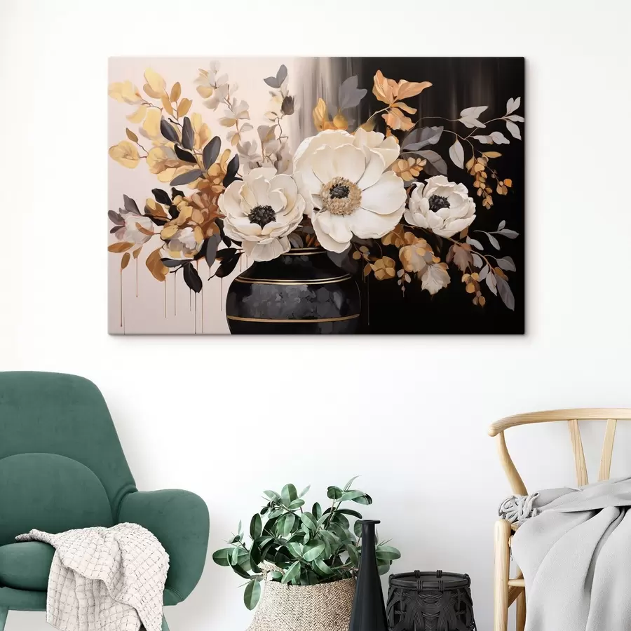 murales de pared Ramo en jarrón s46403