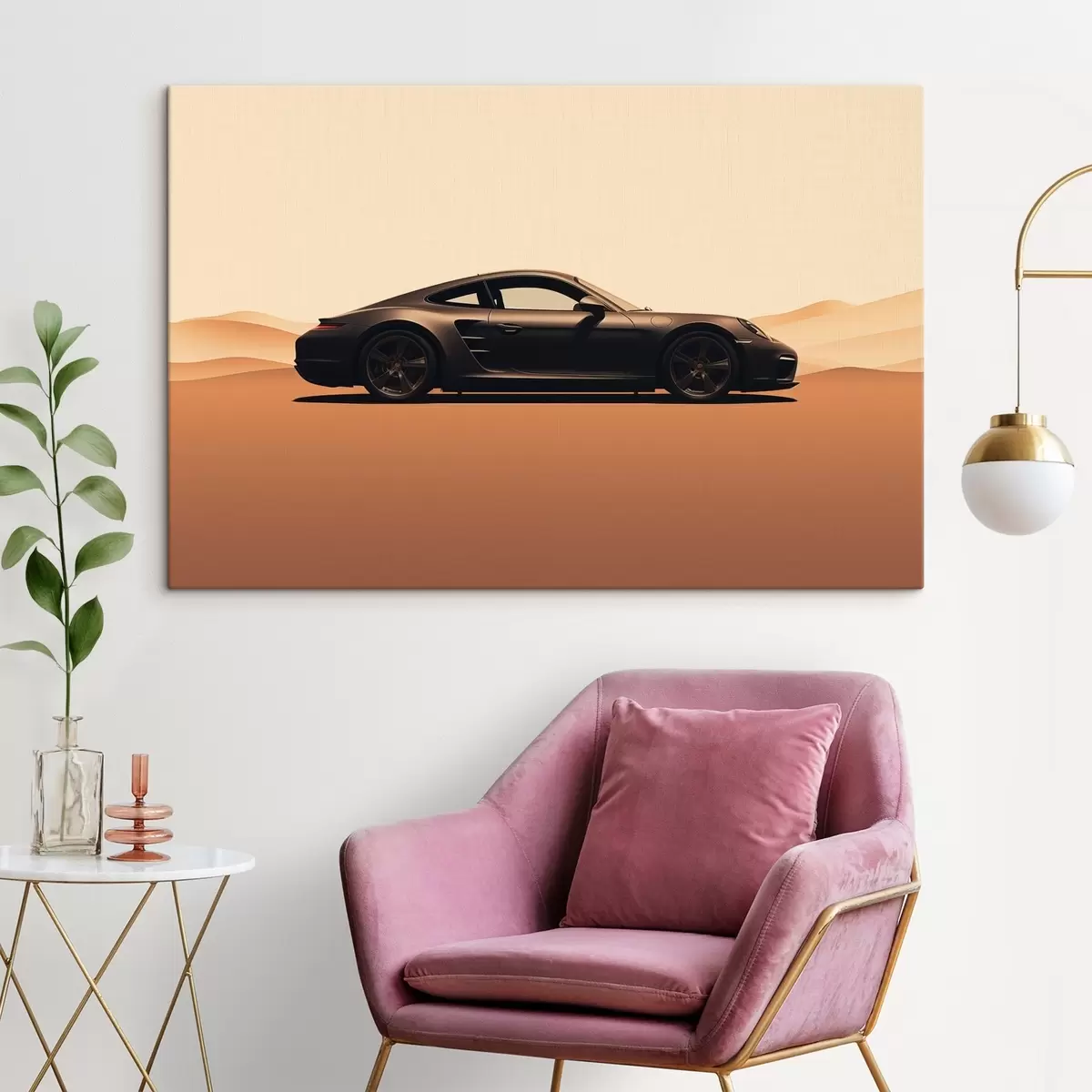 murales de pared Coche clásico s46404