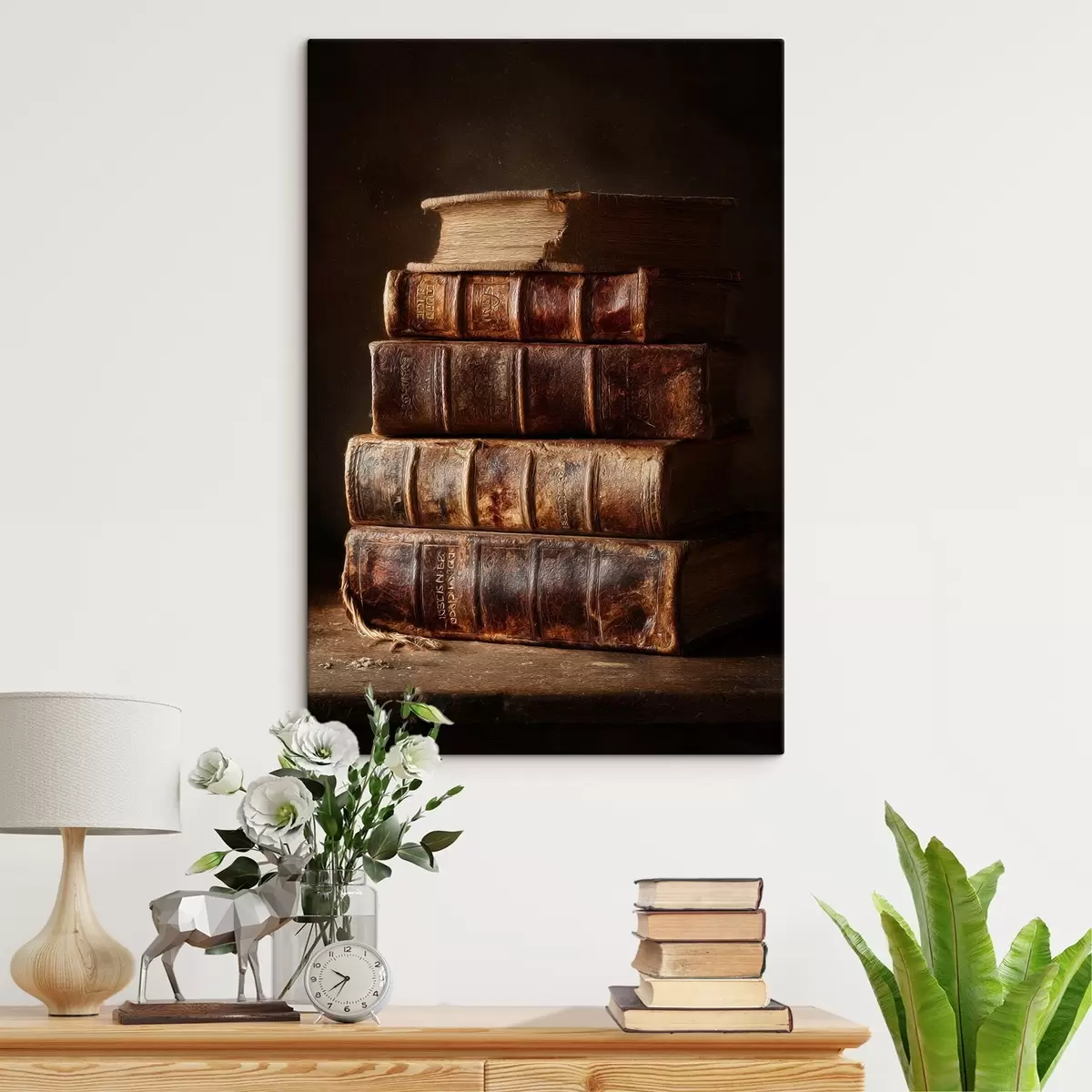 murales de pared Libros antiguos s46430