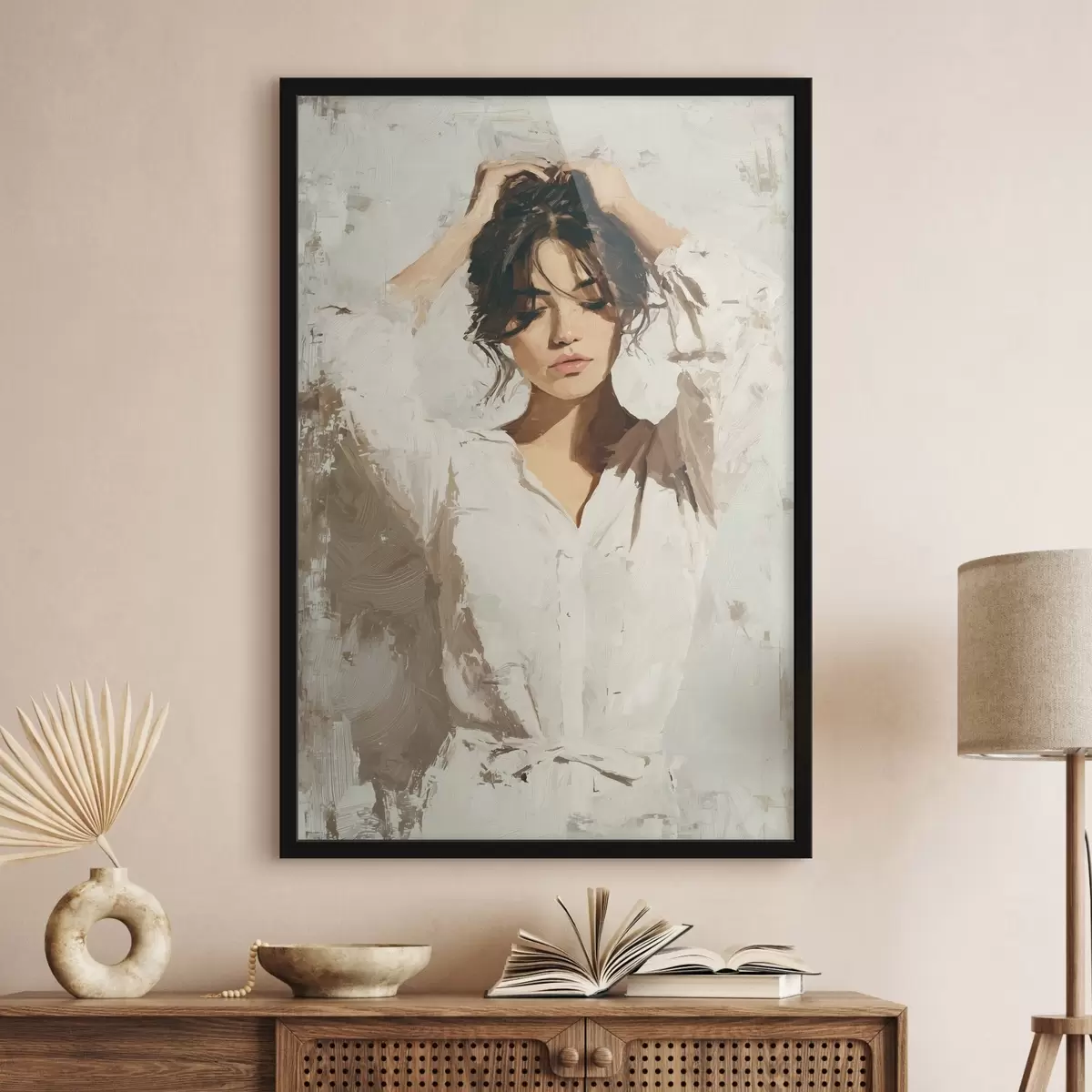 Poster Mujer de blanco f46366
