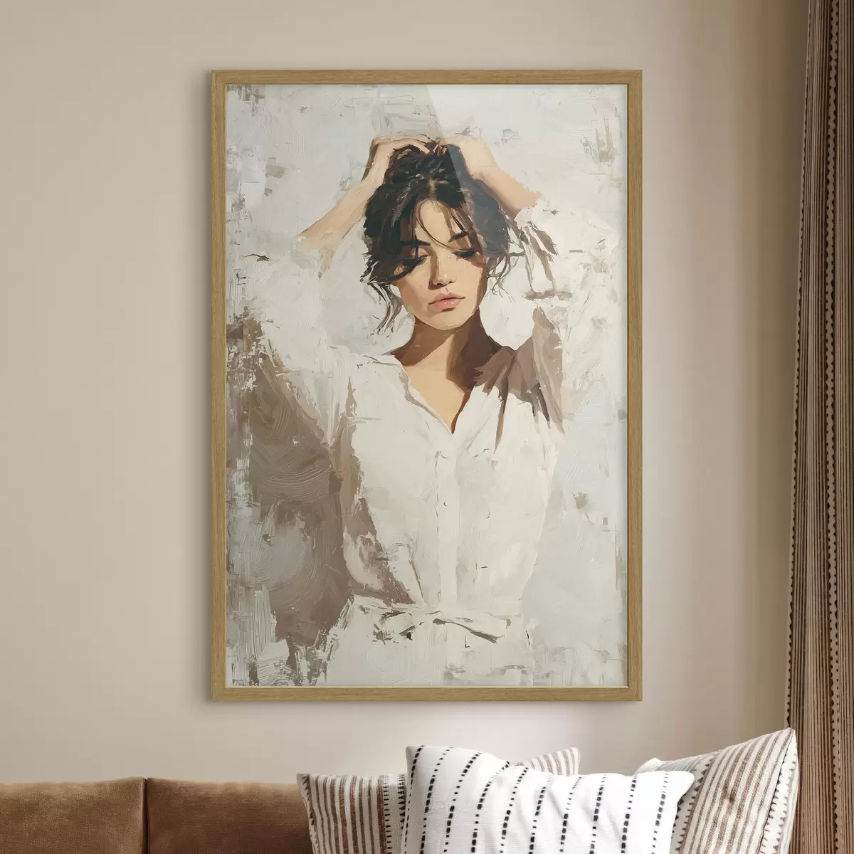 Poster Mujer de blanco f46366