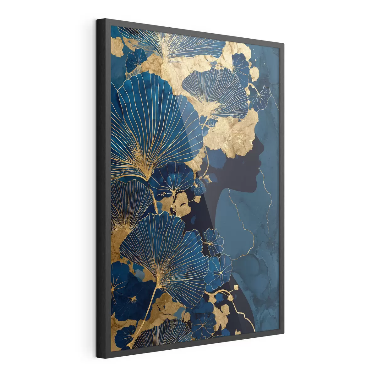 Poster Hojas abstractas f46367