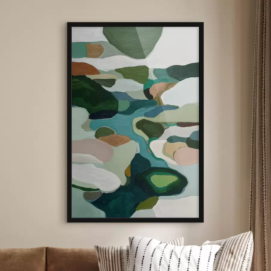 murales de pared Líneas abstractas f46370