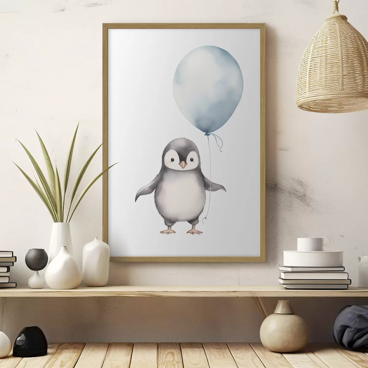 Poster Pingüino f46374