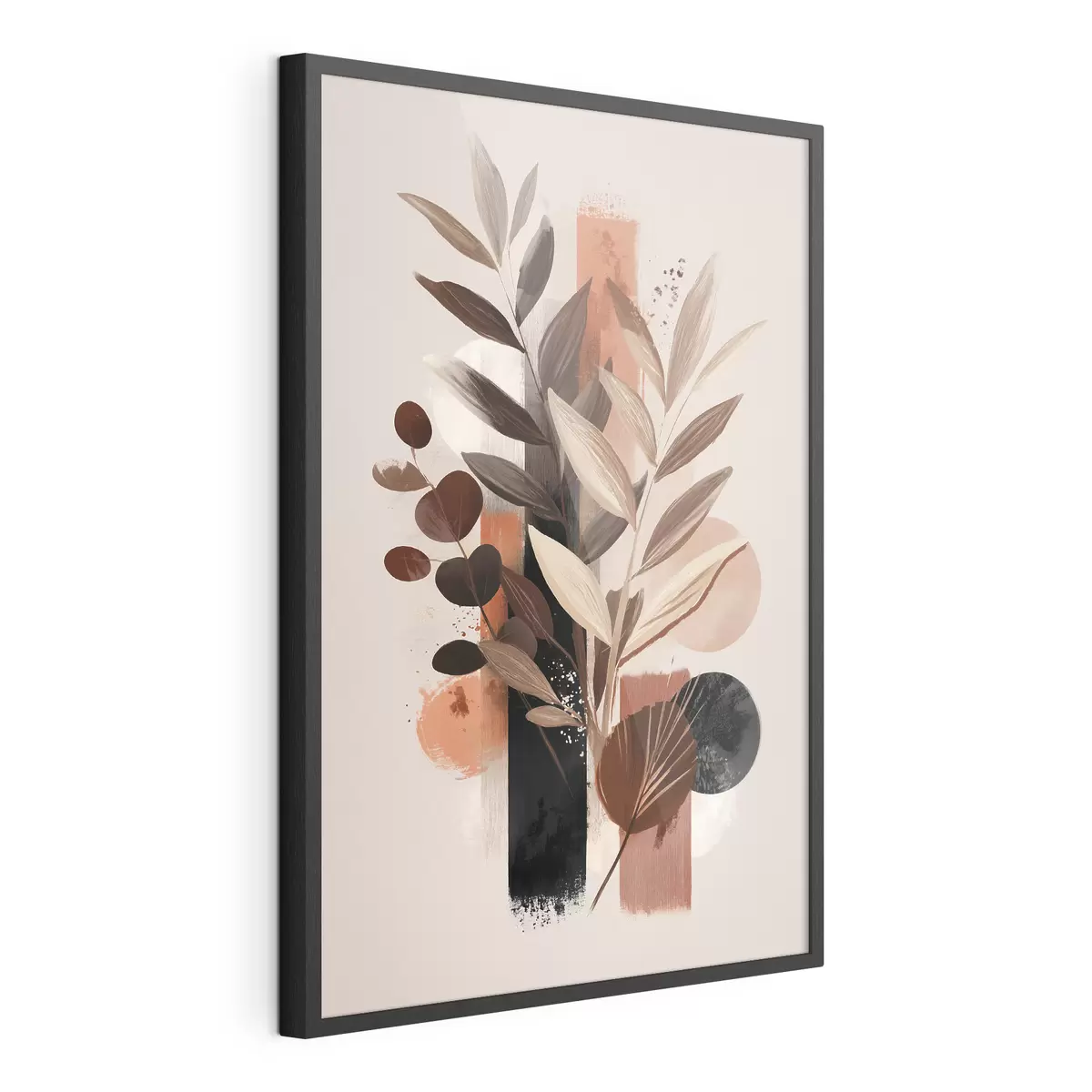 Poster Hojas abstractas f46376