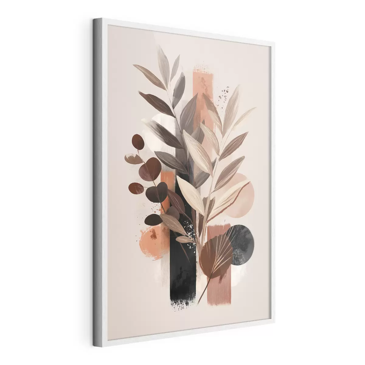 Poster Hojas abstractas f46376
