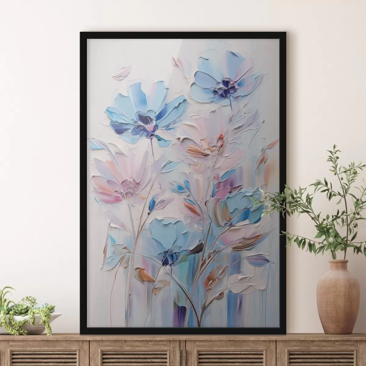 Poster Flores pintadas f46392