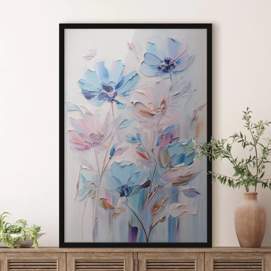 murales de pared Flores pintadas f46392