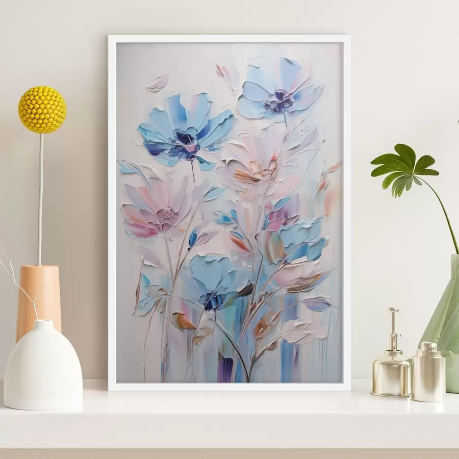 murales de pared Flores pintadas f46392