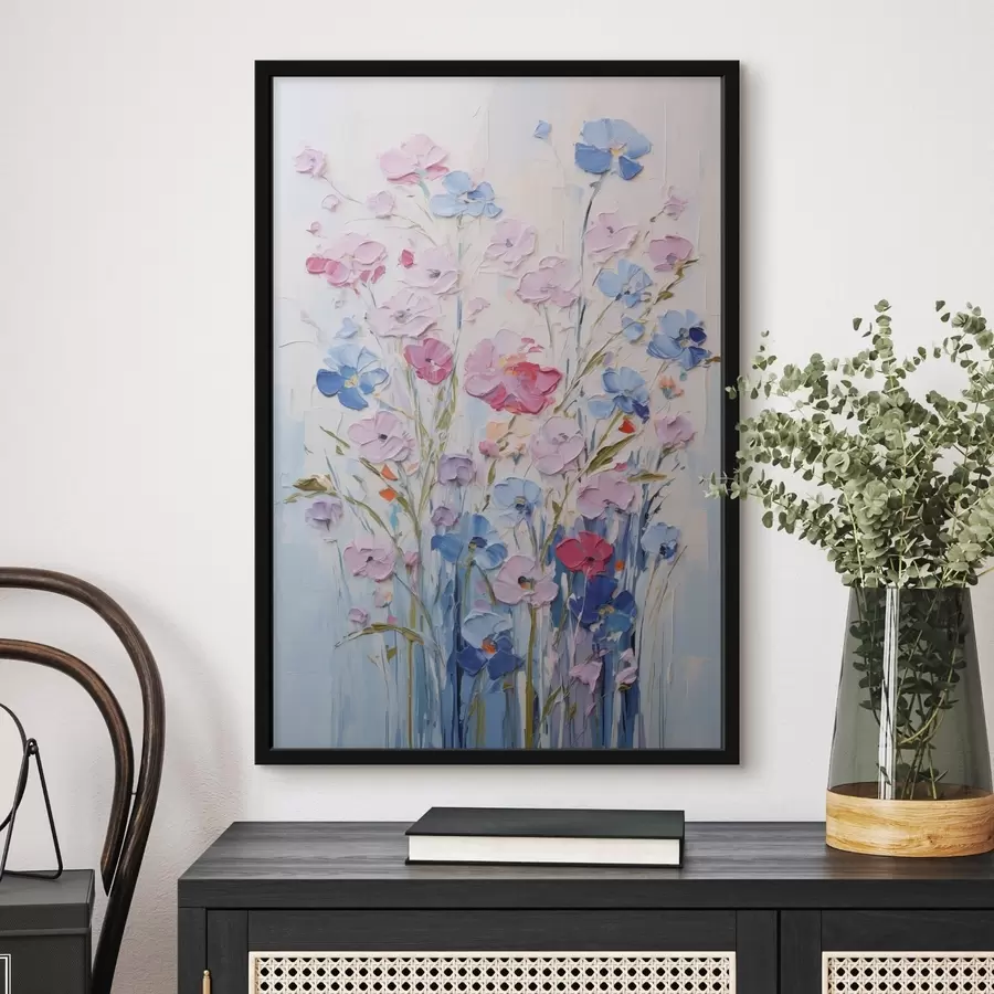 murales de pared Flores pintadas f46395