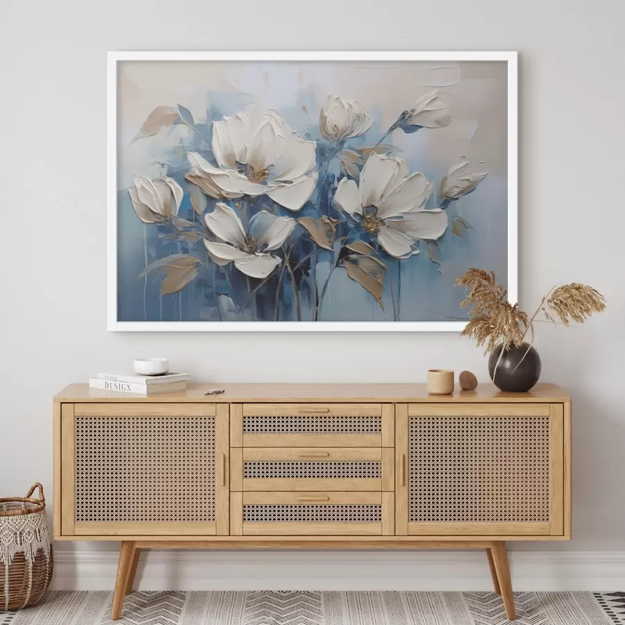 murales de pared Flores pintadas f46396