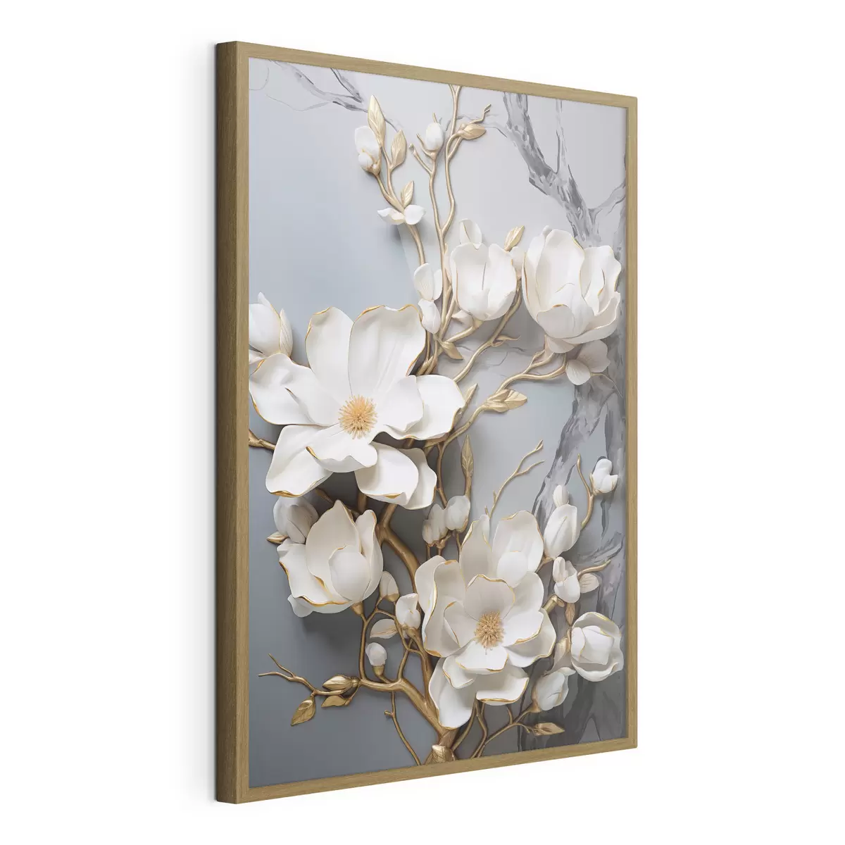 Poster Flores abstractas f46401