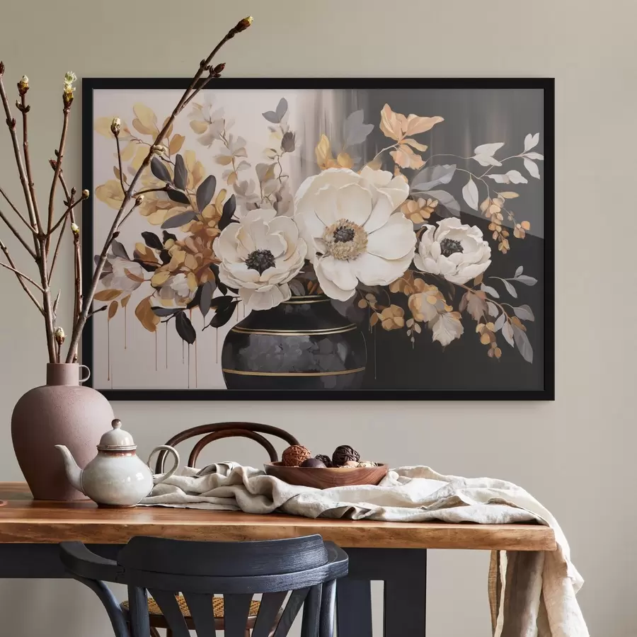 murales de pared Ramo en jarrón f46403