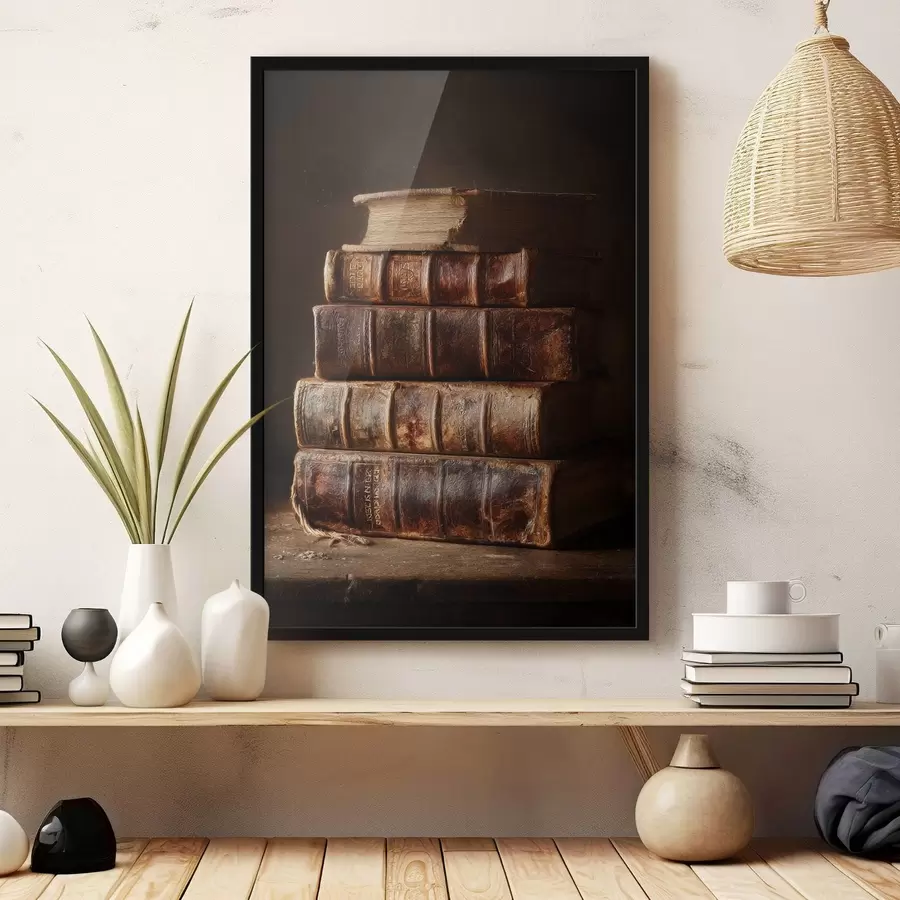 murales de pared Libros antiguos f46430