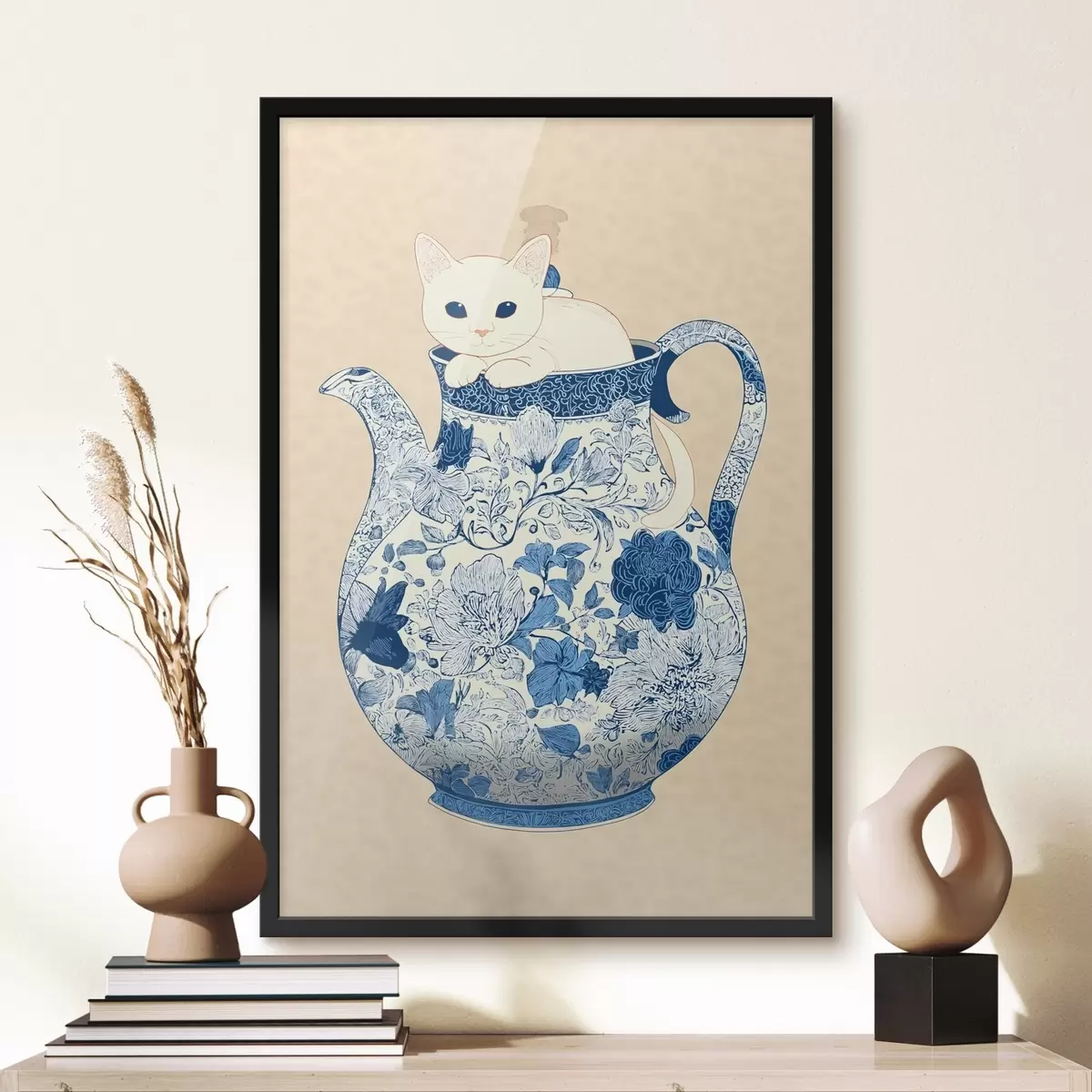 Poster Gato en jarra f46432