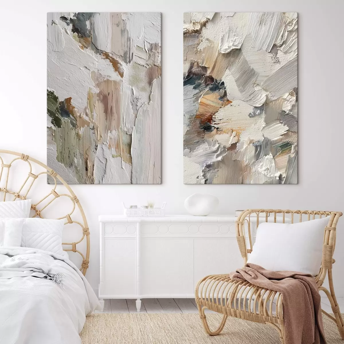 murales de pared Resumen Textura impasto m00916