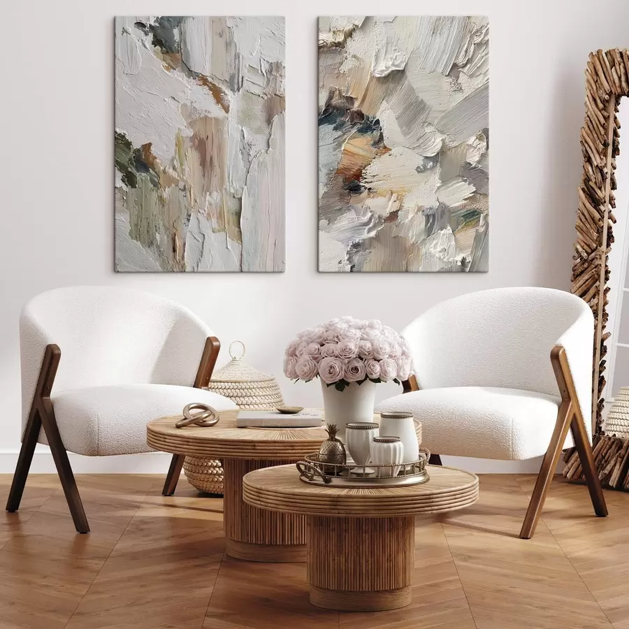 murales de pared Resumen Textura impasto m00916