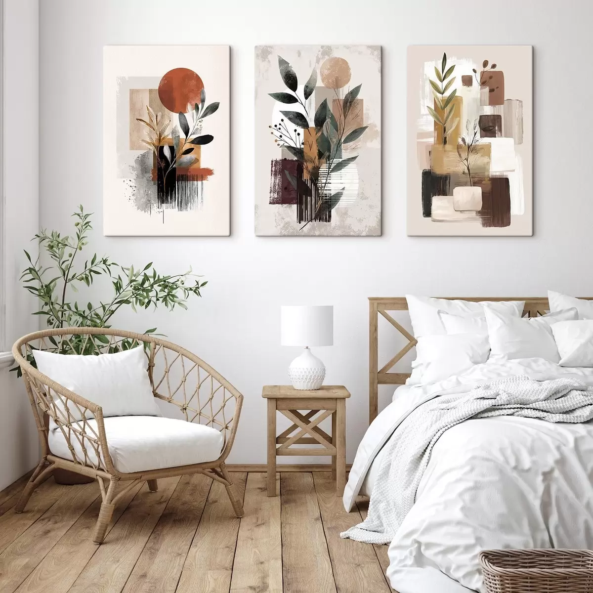 murales de pared Botánica abstracta m00926