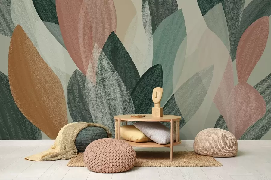 murales de pared hojas de fantasía  w04757