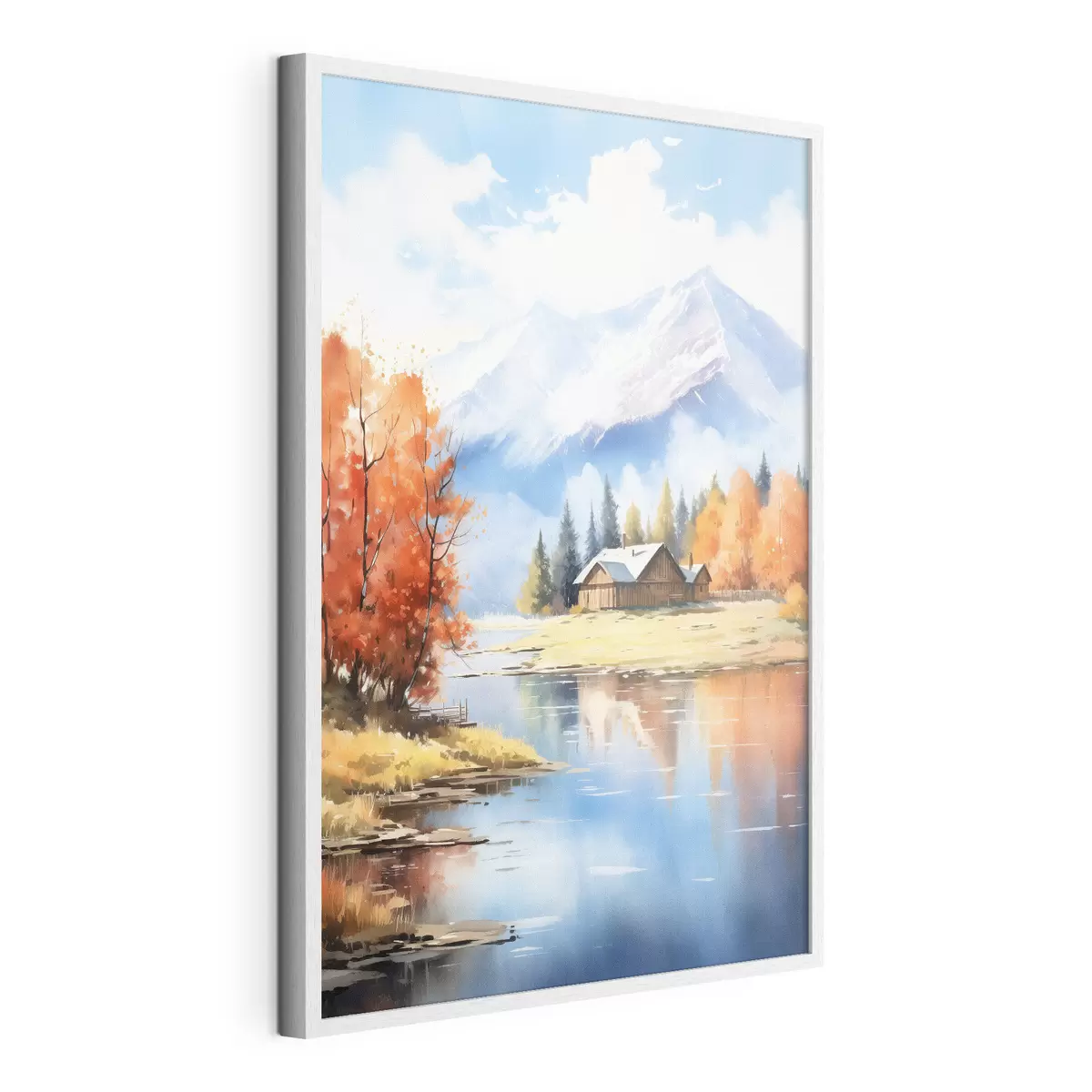 Poster Otoño junto a casa f46184