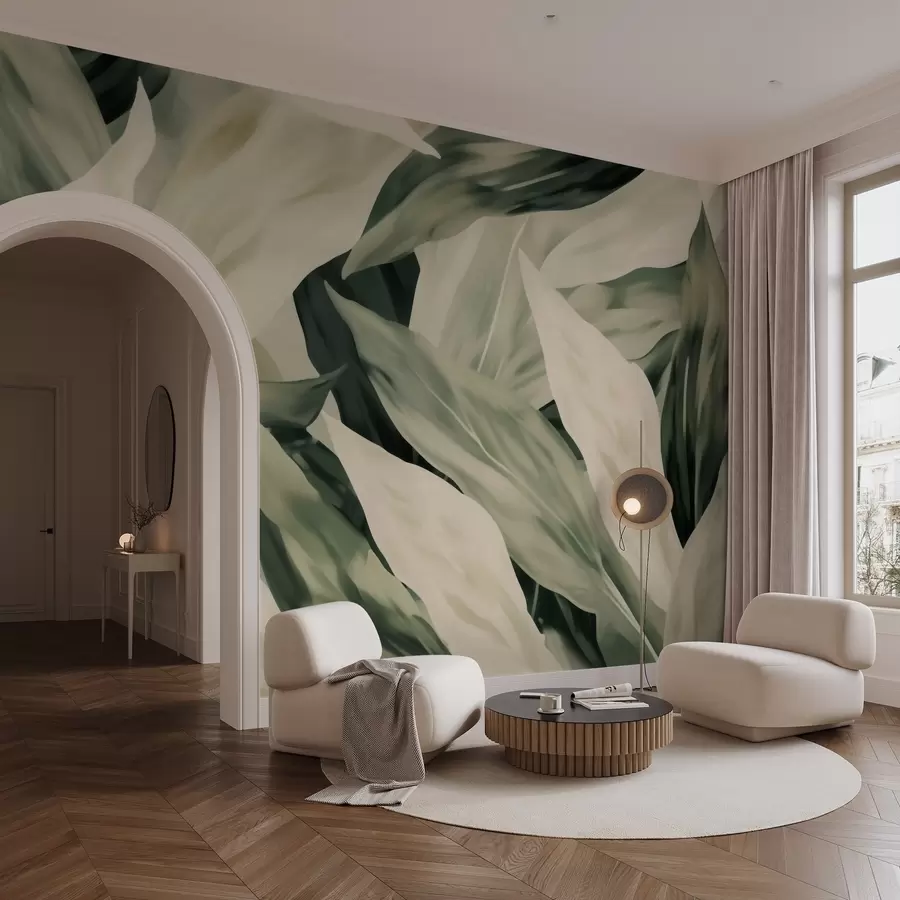 murales de pared Hojas pintadas w04799