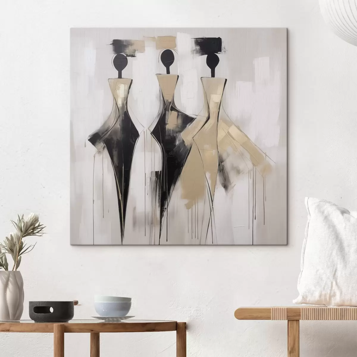 murales de pared siluetas abstractas s46436