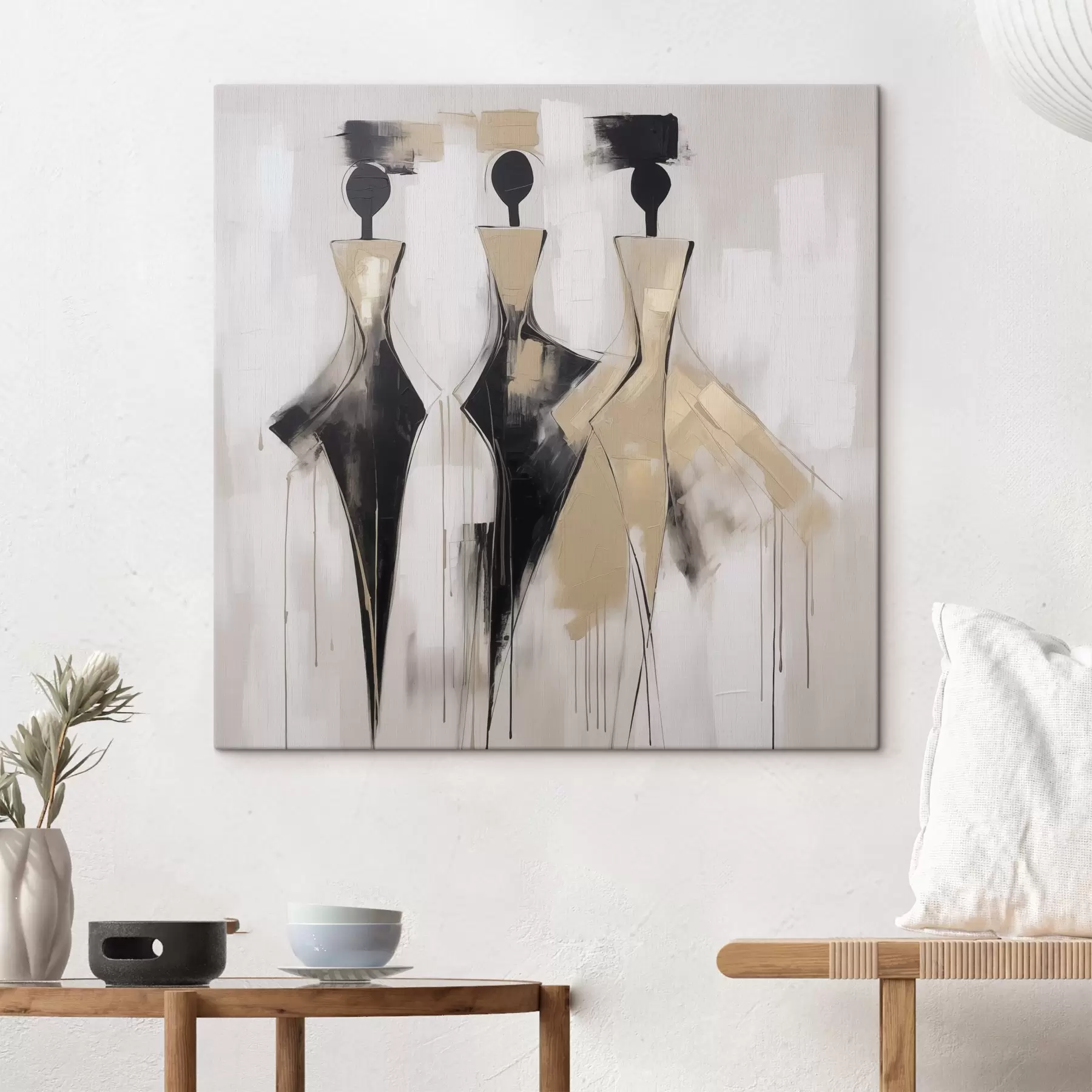 murales de pared siluetas abstractas s46436