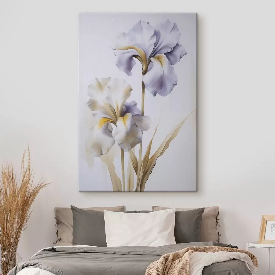 murales de pared Irises  pintura de imitación s46440